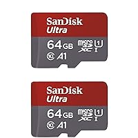 SanDisk 64GB X2 (128GB) MicroSDXC Ultra Uhs-1 Memory Card