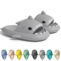 Sharklas Originales Kids, Boys Girl Cloud Shark Slides Non-Slip Novelty Open Toe Sandals, Comfy Cushioned Thick Sole Quick Dry Non-Slip