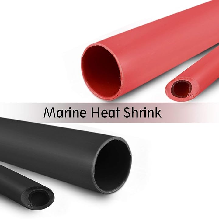 5/128" ID Black Heat Shrink Tube 2:1 ratio wrap inch/feet/to 1mm 6x9" = 4 ft 