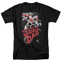 Popfunk Superman Out of This World Dad T Shirt for Father's & Stickers