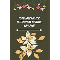 food journal for interstitial cystitis shit pain: Track Pain Through Out The Day, Track Interstitial Cystitis Symptoms & Triggers! Track Energy, Fluid ... & More! With Quotes & Mental Health Prompts