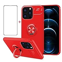 Case for Oppo Reno 5 Pro Plus 5G/Find X3 Neo Case Screen Protector, Compatible for Oppo Find X3 Neo Cover [with Tempered Glass Free] Carbon Fiber Bracket Phone Holder Shockproof Cases