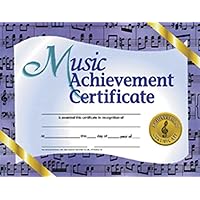 Hayes School PUBLISHINGH-VA536 Hayes Music Achievement Certificate, 8.5