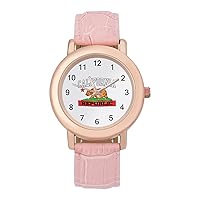 California Republic PU Leather Strap Watch Wristwatches Dress Watch for Women