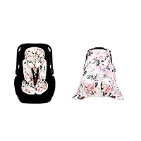 Infant Car Seat Insert & Baby Car Seat Cover for Boys and Girls