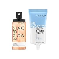 Catrice | Shake Fix Glow Spray & Hydrator Primer Bundle | Full Coverage Makeup | Vegan & Cruelty Free