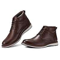 Rollda Men's Chukka Boots Casual Boots Lace Up Dress Boots Shoes for Men Ankle Boots