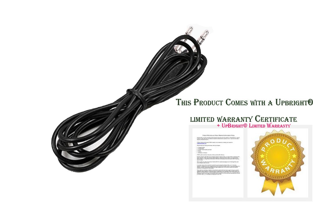 UPBRIGHT New 3.5mm AV Out to AUX in Cable Audio/Video Cord Compatible with JB.lab HRS-10XB HRS-20XB HRS-32PB HRS10XB HRS20XB HRS32PB Wireless Portable HiFi Full Range Bluetooth Speaker JBlab