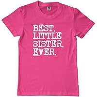 Threadrock Big Girls' Best Little Sister Ever Youth T-Shirt