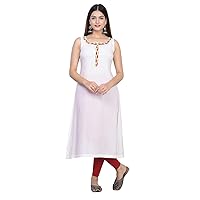 Indian Straight Solid Embordered Work Kurta Kurti Ethnic Long Party Wear Dress Top Tunic Beautiful Women Gift For Her