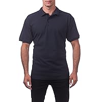 Pro Club Men's Pique Polo Cotton Short Sleeve Shirt