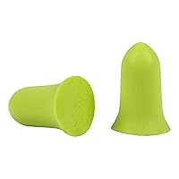 ULTRX Tapered Foam Earplugs - Durable Ear Protection - Complies with ANSI S3.19 and CE/EN 352-2 Ratings - Perfect for Work, Sleeping, and Travel - Fits Kids and Adults - EPE Foam - 6-Pairs - Lime