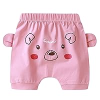 ACSUSS Baby Infant Girls Cotton Breathable Bloomer Loose Shorts Diaper Cover Underwear Toddlers Summer Safety Pants
