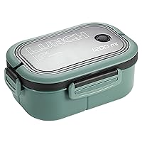 Double-layer Separated Bento Box Portable Microwave Lunch Box Box 2 Colors Choose For Office Worker Children Adults Large Bento Box For Adults