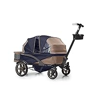 Anthem4 Quad All-Terrain Wagon Stroller, Sand & Sea with Car Seat Adapter