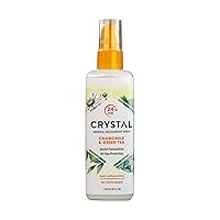 Crystal Deodorant Essence Spray 4 Ounce Chamomile/Green Tea (118ml) - Packaging May Vary