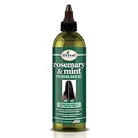 Difeel Rosemary and Mint Premium Hair Oil with Biotin 8 oz. - Made with Natural Mint & Rosemary Oil for Hair Growth
