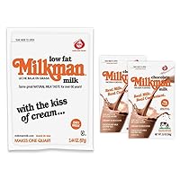 Milkman Bonus Bundle - 10 Packets Low-Fat Milk + 2 Packets Chocolate Milk with 18g Protein