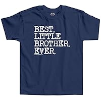 Threadrock Little Boys' Best Little Brother Ever Toddler T-Shirt