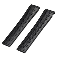for Patek Philippe Aquanaut 5267/200A-001 Metal Pins Watch Belt 21mm Rubber Watchband (Color : Preto, Size : Silver Buckle)