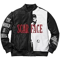 Skarrface Al Paceno Bomber leather Jacket For Men’s