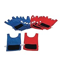 S&S Worldwide Dodge-It Tag Adult Vest. Easy to Put on Vest Have Hook and Loop Panels On Both Sides of Vest. Balls with Loops Stick to Them. Will Fit Most Teens and Adults. Pack of 12.