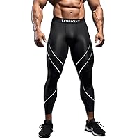 Men's Compression Sweatpants Pocket Quick Dry Workout Leggings Running Base Layer Yoga Pants