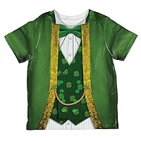 St Patrick's Day Leprechaun Costume All Over Toddler T Shirt