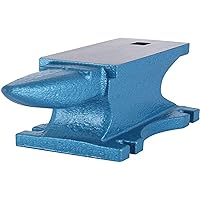 VEVOR Blacksmith Anvil 55 lbs (25 kg) Single Piece of Iron with Square Holes Ideal for Metalurgical and Blacksmiths in Metal Workshop and for Riveting Flattening Forging and Forming Metal