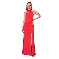 Adrianna Papell Women's Jersey and Chiffon Gown