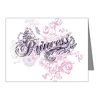 Note Card Purple Princess Floral