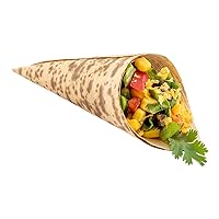 Bamboo Cone Wooden Food Cone Bamboo Food Cone - Perfect For Catering Restaurants & Food Trucks - Medium 2