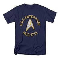 Star Trek Men's Collegiate T-Shirt Navy