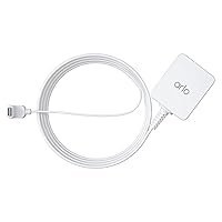 Arlo Essential Outdoor Charging Cable - Arlo Certified Accessory - 25 ft., Works with Essential Outdoor Camera and Essential XL Outdoor Cameras (2nd Generation), White - VMA5700