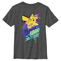 Pokemon Kids Electric 025 Boys Short Sleeve Tee Shirt