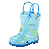 Girl Toddler Slipper Boots Toddler Rain Boots Baby Rain Boots Short Rain Boots for Toddler Easy On Tall Boots