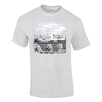 Rio Grande Southern Galloping Goose Authentic Railroad Tee Shirt [10026] (Adult, Large, Grey)