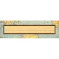 Travel The Map Flat Name Plates (TCR8571) Large