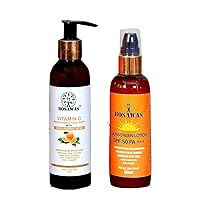Facewash and Sunscreen Lotion SPF 50 PA +++ | COMBO PACK for women and Men | For All Skin Type | Size - 200 ml Facewash and 100 ml Sunscreen Lotion (2)