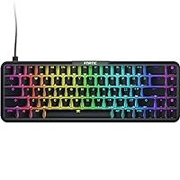 FNATIC STREAK65 - Compact RGB 60 Gaming Mechanical Keyboard - Speed Switches - 65% Layout (60 65 Percent)- Low Profile - Esports Keyboard (US Layout, QWERTY)