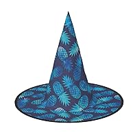 Blue Pineapple Unique Halloween Hat â€“ Oxford Cloth Material, Perfect For Parties And Costume Events