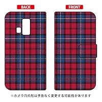 SECOND SKIN Notebook Type Smartphone Case Check Red x Blue/for DIGNO T 302KC/Y! Mobile YKY302-IJTC-401-LIV8