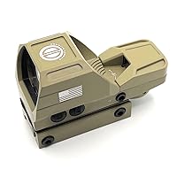 Veteran Owned Company-DD119X Battle Flag Red Dot Reflex Sight Scope, (Not for Pistol Slide Mounting) Reflex Sight Optic red dot Sight