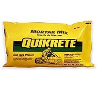 QUIKRETE Construction Grade Mortar Mix of Masonry Cement and Graded Sand for Laying Brick, Concrete Units, and Stone, 10 Pounds