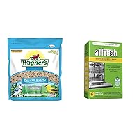 Wagner's 13008 Deluxe Wild Bird Food, 10 lb Bag & Affresh W10549851 Dishwasher Cleaner 6 Tablets Formulated to Clean Inside All Machine Models, 6 Count