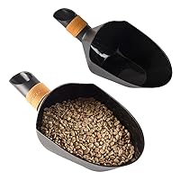 CAFEMASY Coffee Bean Shovel Scoop Capacity of 1KG &2KG Green Coffee Beans