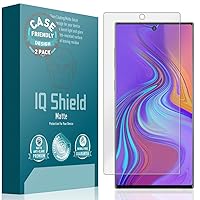 IQShield Matte Screen Protector Compatible with Samsung Galaxy Note 10 (6.3 inch Display)(Case Friendly)(2-Pack) Anti-Glare Anti-Bubble TPU Film