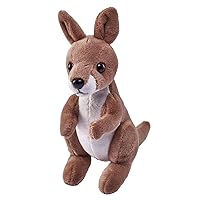 Wild Republic Pocketkins Eco Kangaroo, Stuffed Animal, 5 Inches, Plush Toy, Made from Recycled Materials, Eco Friendly