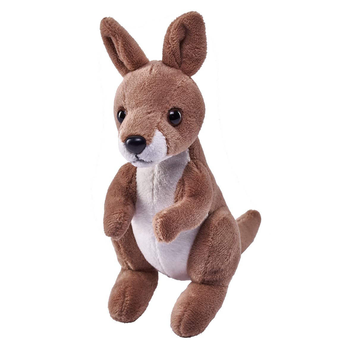 Wild Republic Pocketkins Eco Kangaroo, Stuffed Animal, 5 Inches, Plush Toy, Made from Recycled Materials, Eco Friendly