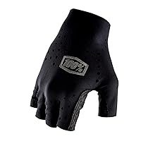 100% Sling Short Finger Mountain Biking Gloves - Lightweight Fingerless MTB Off Road Cycling Gloves